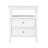 Weston White 2 Drawer Nightstand