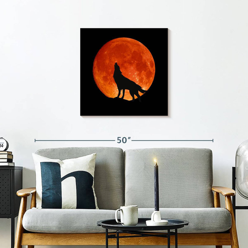 Crowle Blood Moon Wolf Howl