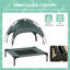 Lit pour chien surélevé pour chien-1160337593-1160337599