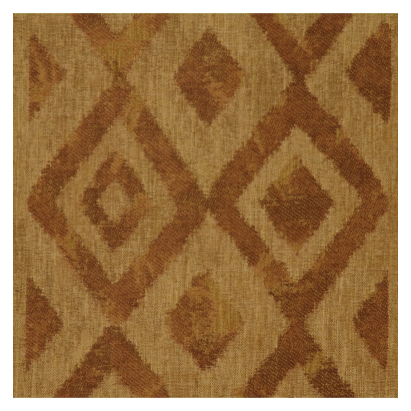 Tissu géométrique Allure, Brun / beige