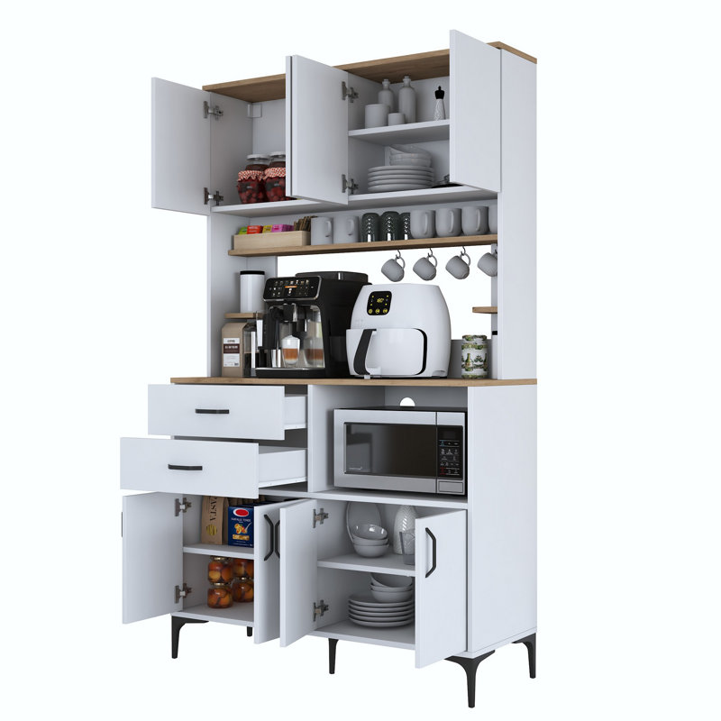 Garde-manger de 47 po de largeur pour rangement et rangement de cuisine