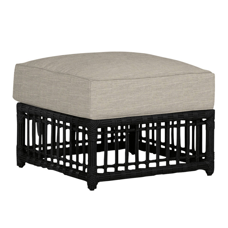 Repose-pieds Newport N-Dura, Welt, Lin colombe Sunbrella, Onyx