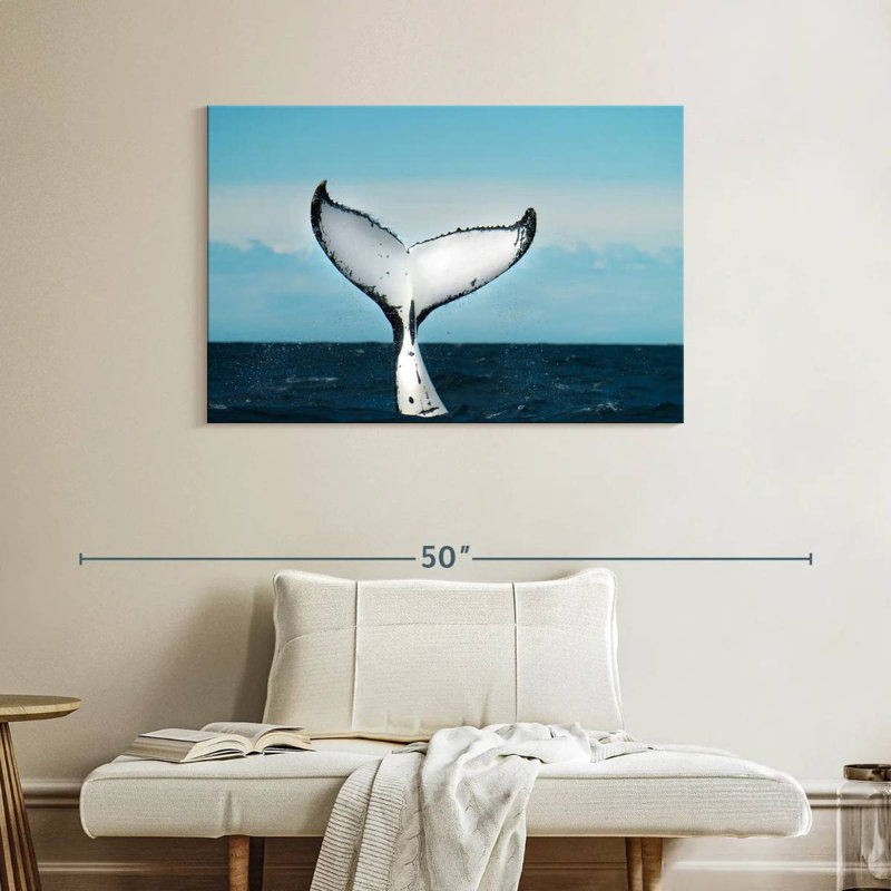 Brampt Whale Fluke, 26" H x 39" W