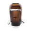 Grand vase en verre Smokey Umber-39750329