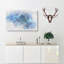 Blue Dahlia Flower - Wrapped Canvas Painting-56644561
