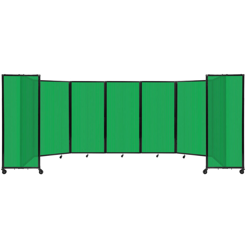 Cloison murale en polycarbonate 360, H 82 po x l 234 po, Vert
