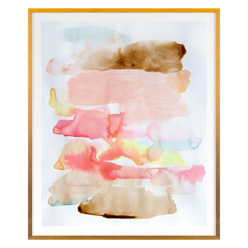 Happenstance Print by Bainbridge, Hope, Gold Single Picture Framed, 41'' H x 34'' W