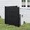 Costway Outdoor 48"l X 48"h Pvc Privacy Fence Panels With Ground Stakes
