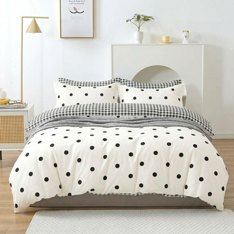 Ensemble d'édredon 100% coton 3 pièces , Grand