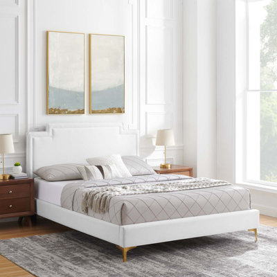 Modway Liva Performance Velvet Bed
