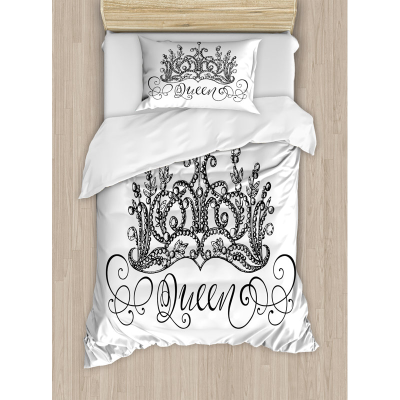 Modern & Contemporary Polyester Duvet Cover, Twin