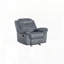 Fauteuil inclinable en velours