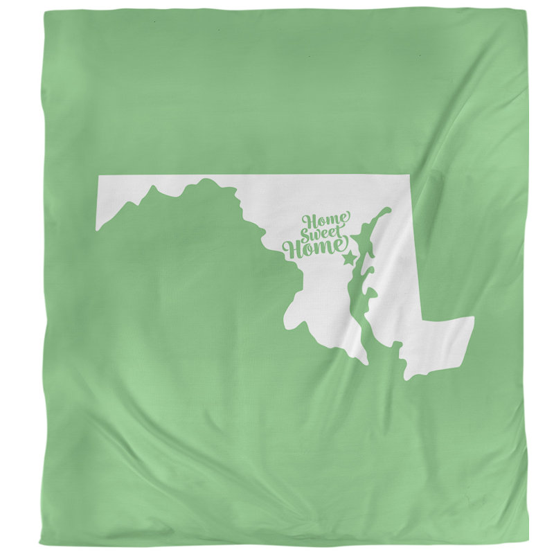 Housse de couette simple doux annapolis home, Vert, Housse de couette pour grand lit, Polyester brossé