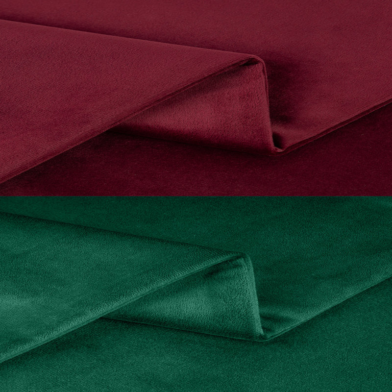 Ensemble de coussins décoratifs en velours 50 x 50 cm avec garnitures, 2 couleurs différentes, H 20 po x l 20 po