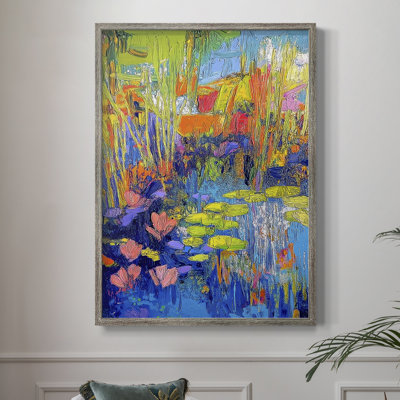 Reproduction encadrée FLORAL Series DCII - bois massif