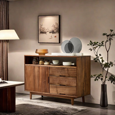Simple Dining Room Accent Cabinets