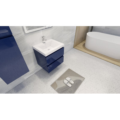 Ensemble de meuble-lavabo simple 24 po Hridhaan
