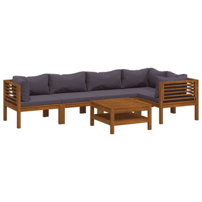 6 Piece Lounge Sectional Seating Group by Latitude Run