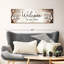 «Welcome To Our Home Typographie I», reproduction sur toile-1188045446