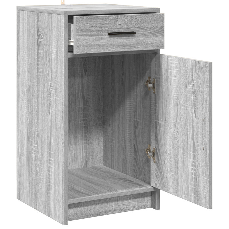 40cm Sideboard, Grey Sonoma