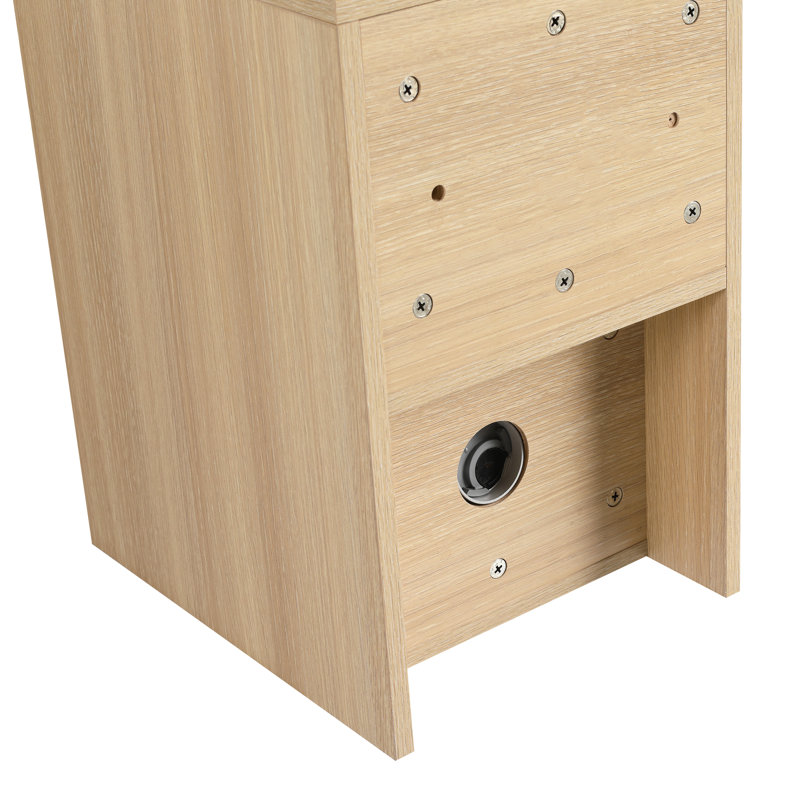 Bathroom Storage Shelves, Wall Mounted, 12 Inch, Plywood With American White Oak, Ample Space For Small Belongings Inch Mounted Construction, And Kitchen