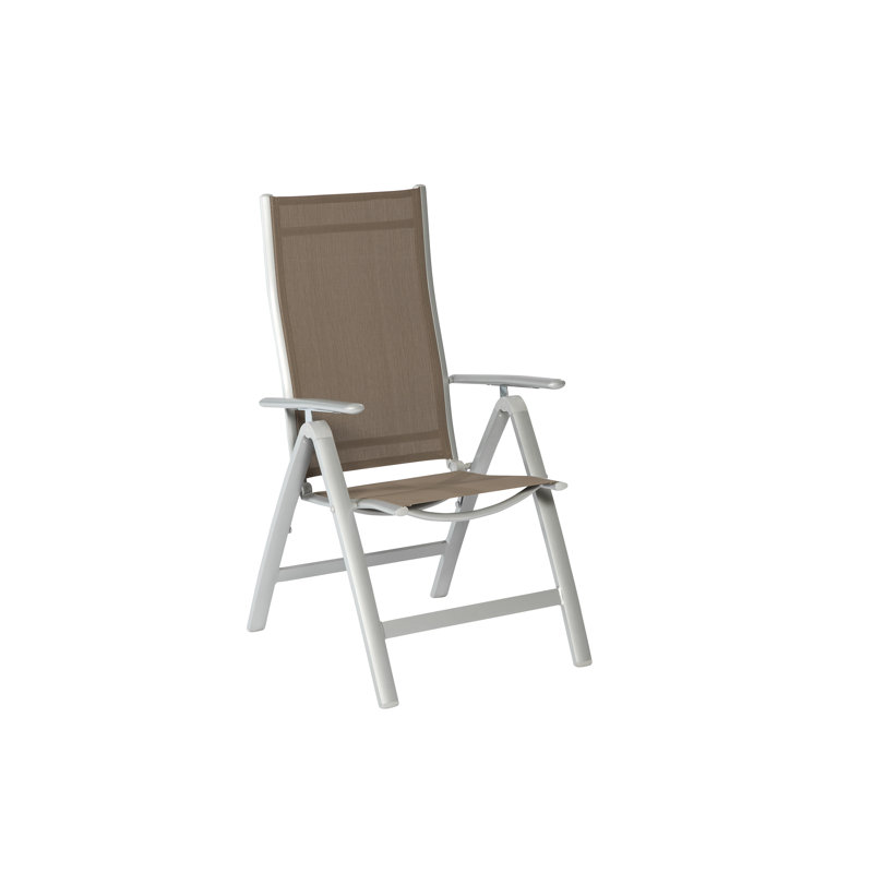 Gia Patio Dining Armchair, Diamond Brown