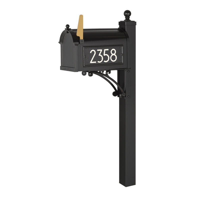 Modern Mailbox, Black/White, Yes
