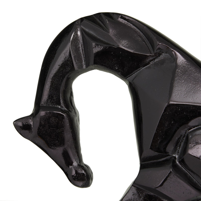 Sculpture de cheval Cole and Gray, H 18,45 po x l 19,15 po x P 5,15 po, Noir