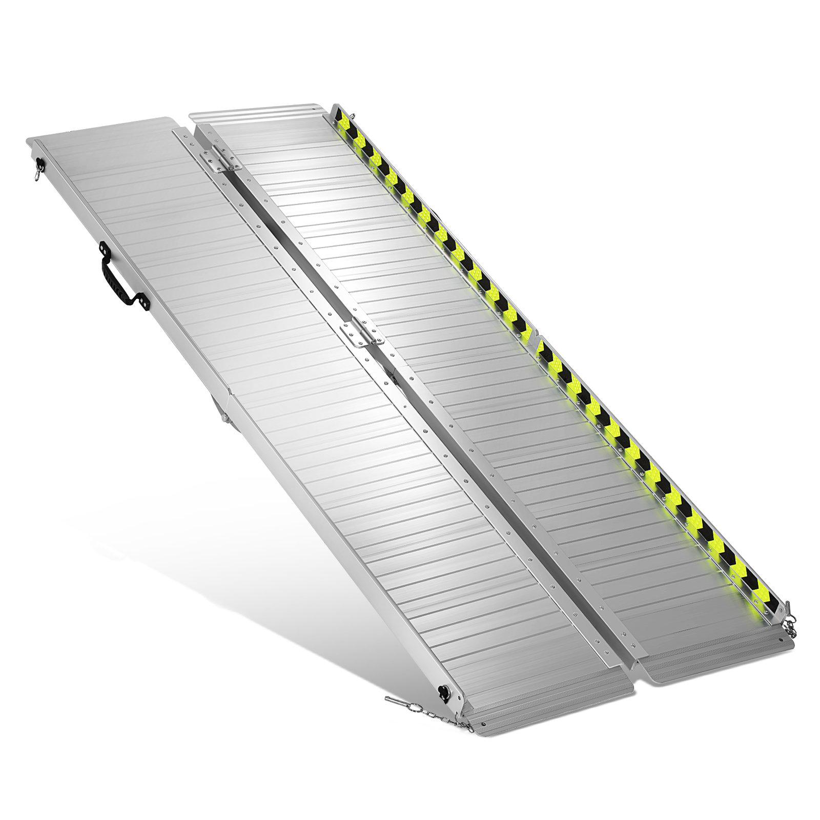 MoNiBloom 6FT Portable Wheelchair Ramp, Non-Slip Aluminum Folding ...