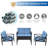 Edmunds 8 - Person Patio Conversation Set