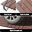 Carreaux de terrasse en plastique emboîtables-124467552