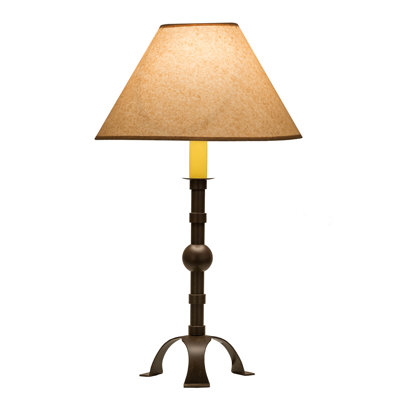 Rustic Lodge Metal Buffet Lamp