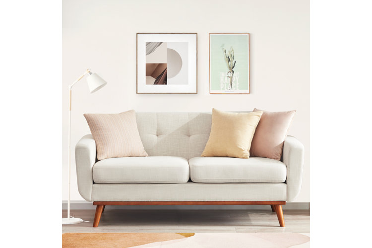 Wade Logan® Carmencita 65" Square Arm Loveseat