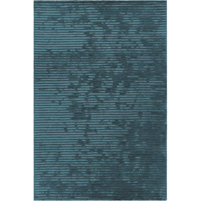 Tapis bleu touffeté à la main Angelo