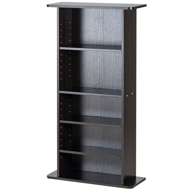 Wood 3'' H Media Shelves, Brown