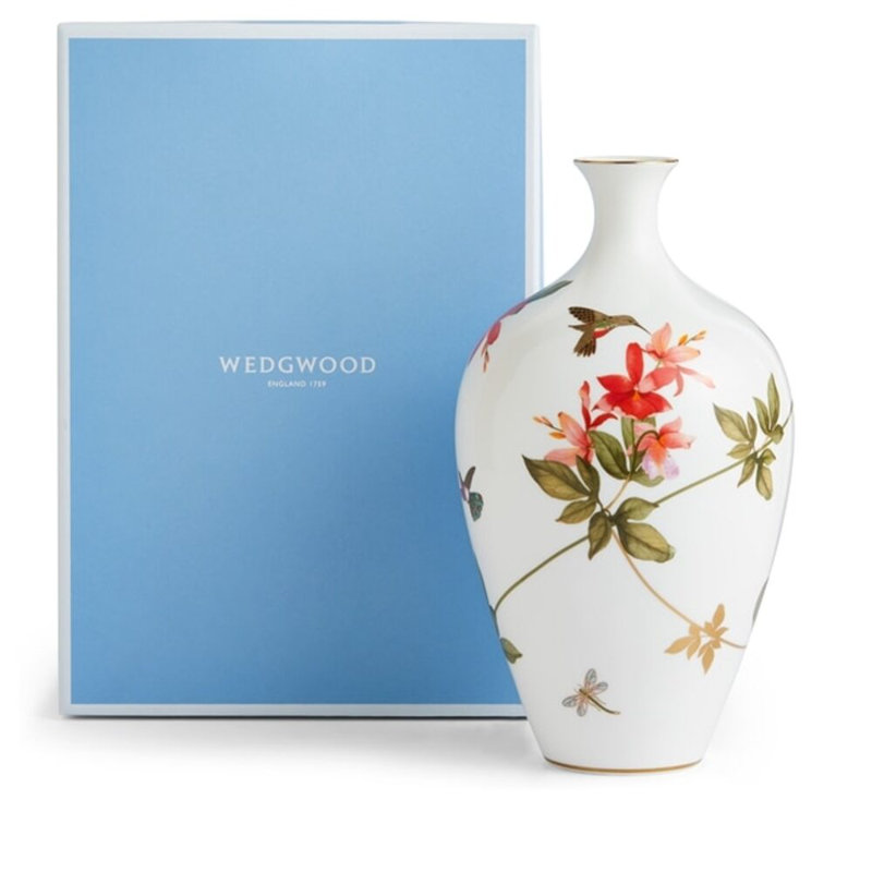 Wedgwood Hummingbird Vase 9.8In