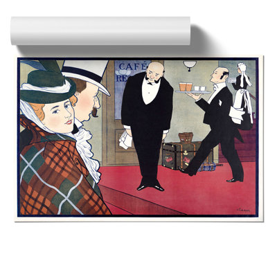 Two Waiters by Johann Georg van Caspel - Frameless Print