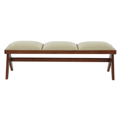 Banc en simili cuir Koorosh