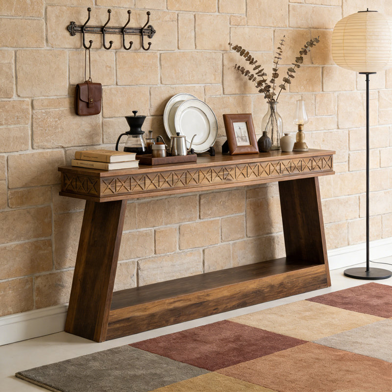 Two-Tiered Sofa Table,Versatile Entryway Table,Console Table