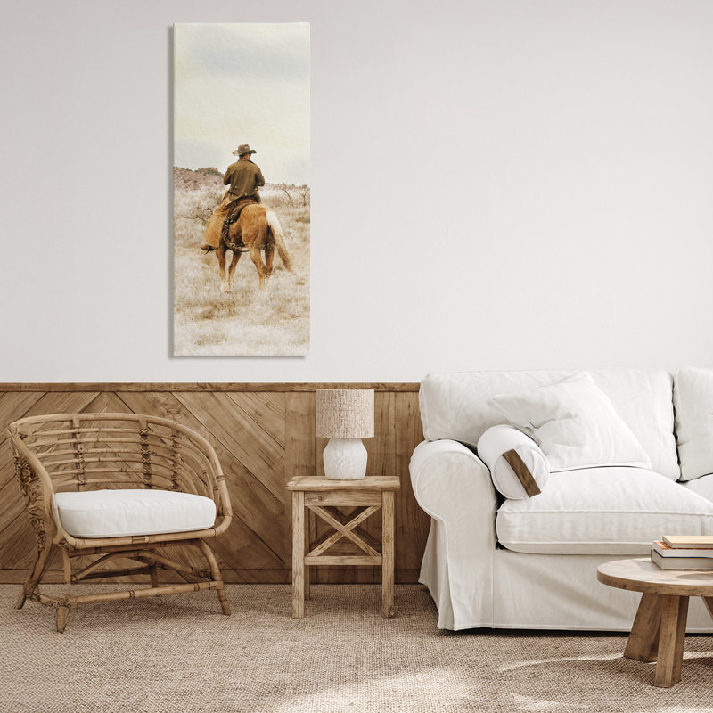«Wild Wrangling Cowboy», conception de Marcus Prime, H 48 po x l 20 po