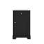 Meuble-lavabo contemporain de 20 pouces avec lavabo en céramique et tablette intérieure personnalisable-406327623