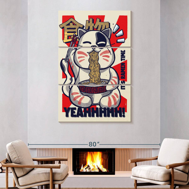 Yarlin It's Ramen Time, 74" H x 48" W