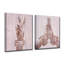 «Peace and Namaste» par Olivia Rose - impression sur toile 2 pièces-23228379-103282080-107083915