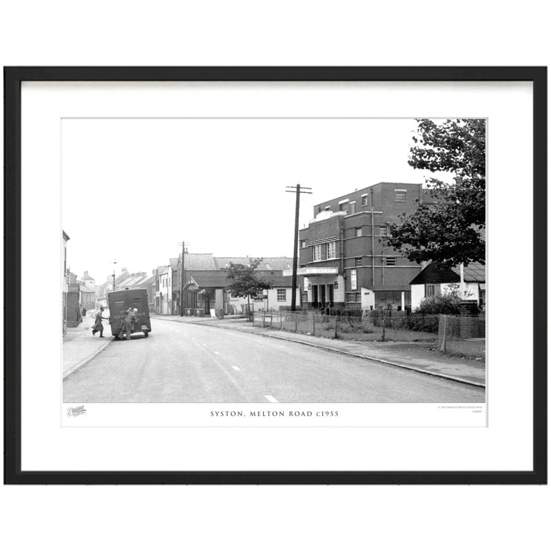 Syston, Melton Road C1955 - Single Picture Frame Print, 48.4cm H x 63.6cm W x 2.3cm D