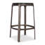 Marbelle - Alfie Marble Counter Stool - Toronto Sand/Antique Nickel Finish-829767117-829767105