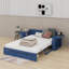 Grand lit de jour avec bureau, tiroirs de rangement et table d'appoint hydraulique-71768697-71768701