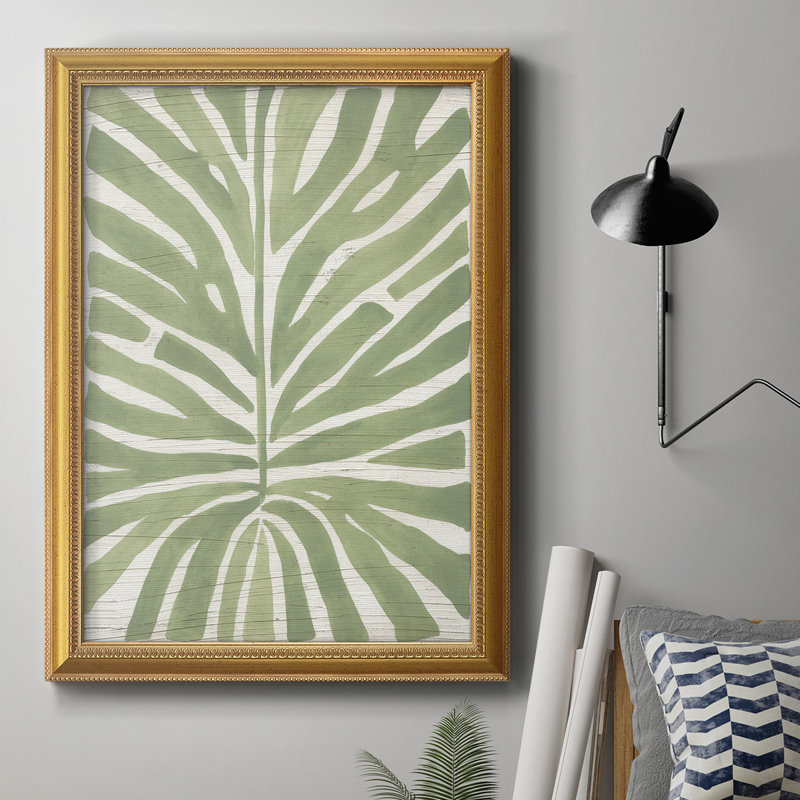 " Driftwood Palm Leaf III " Painting Print, 20" H x 16" W x 2.5" D