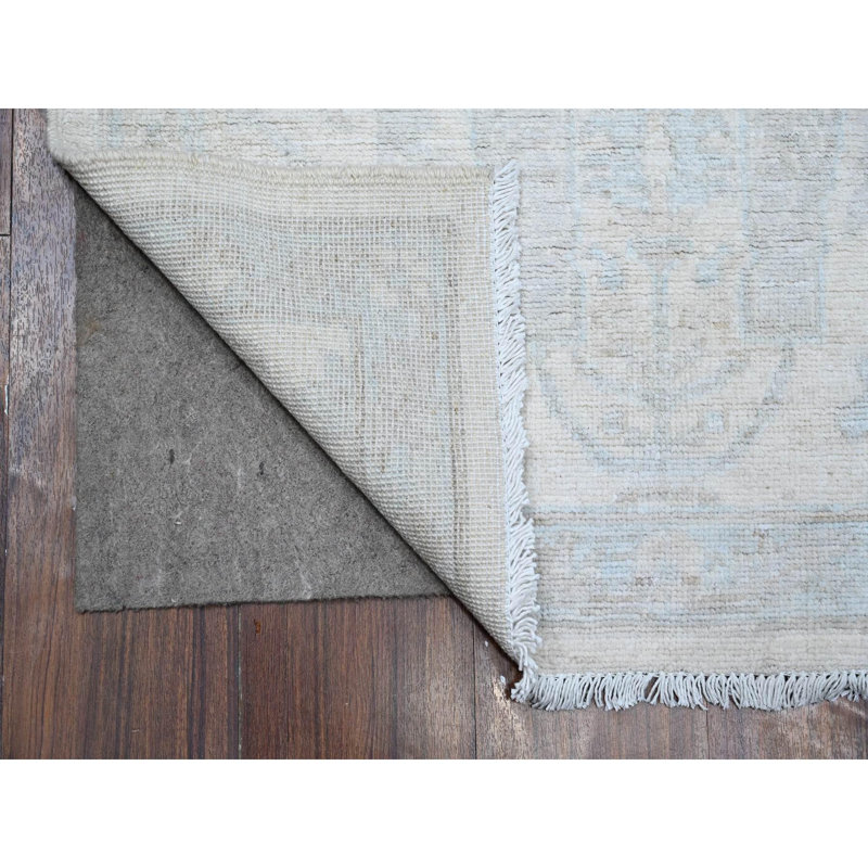 Tapis de couloir en laine pure noué à la main 2 pi 8 po x 11 pi 1 po Peshawar 7C9D2C16FD9C474B97056C6283A90EA1