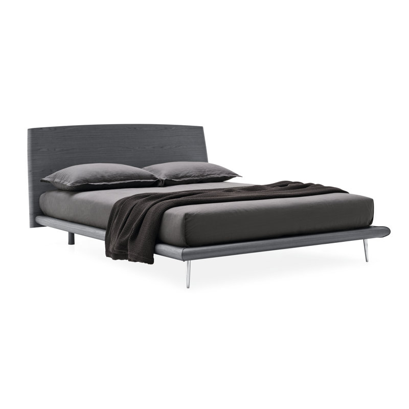 Platform Bed, King, Walnut