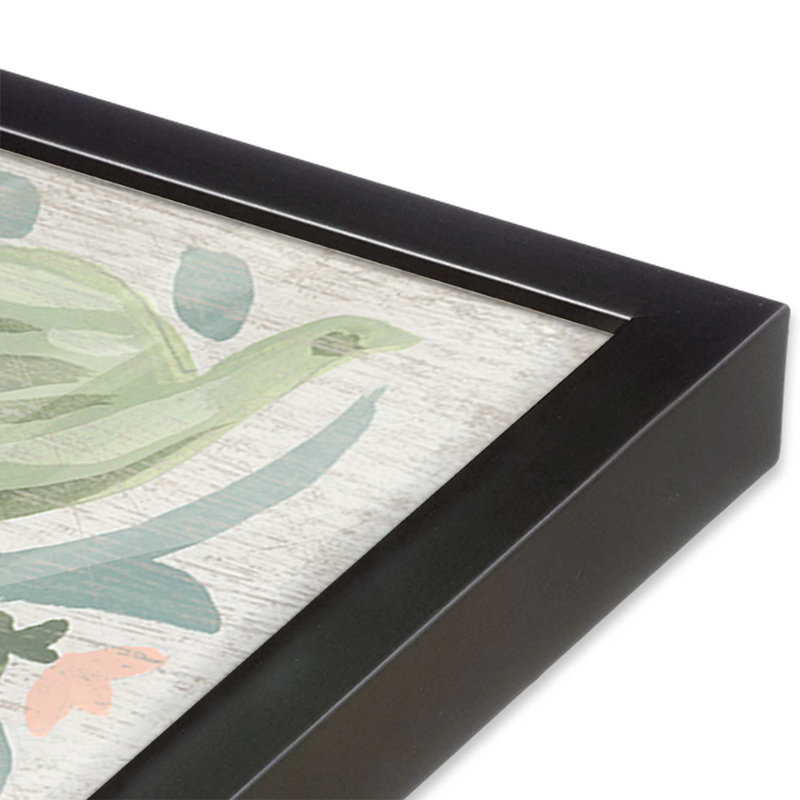 Arbre de Noël floral Folk I, Cadre en zinc patiné, H 15,25 po x l 12,25 po